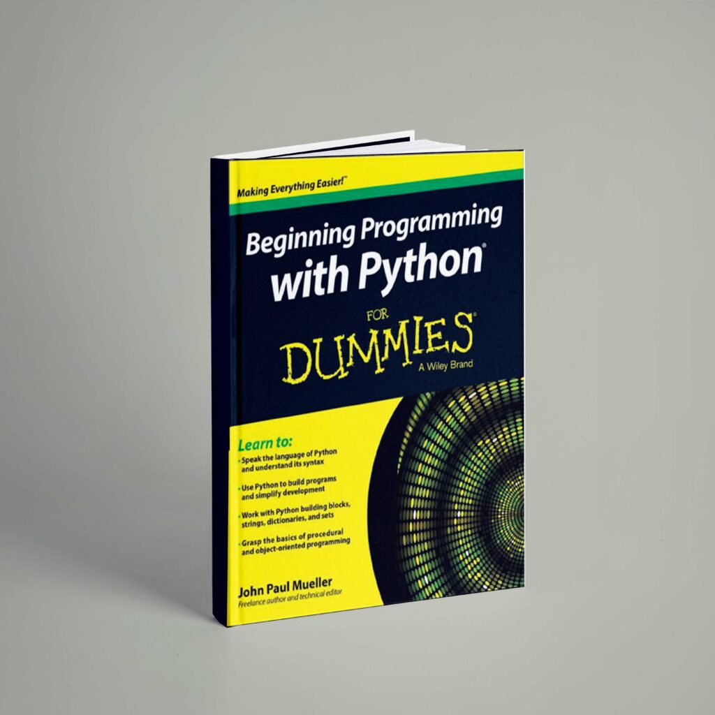 دانلود کتاب Beginning Programming with Python For Dummies - وبلاگ ...