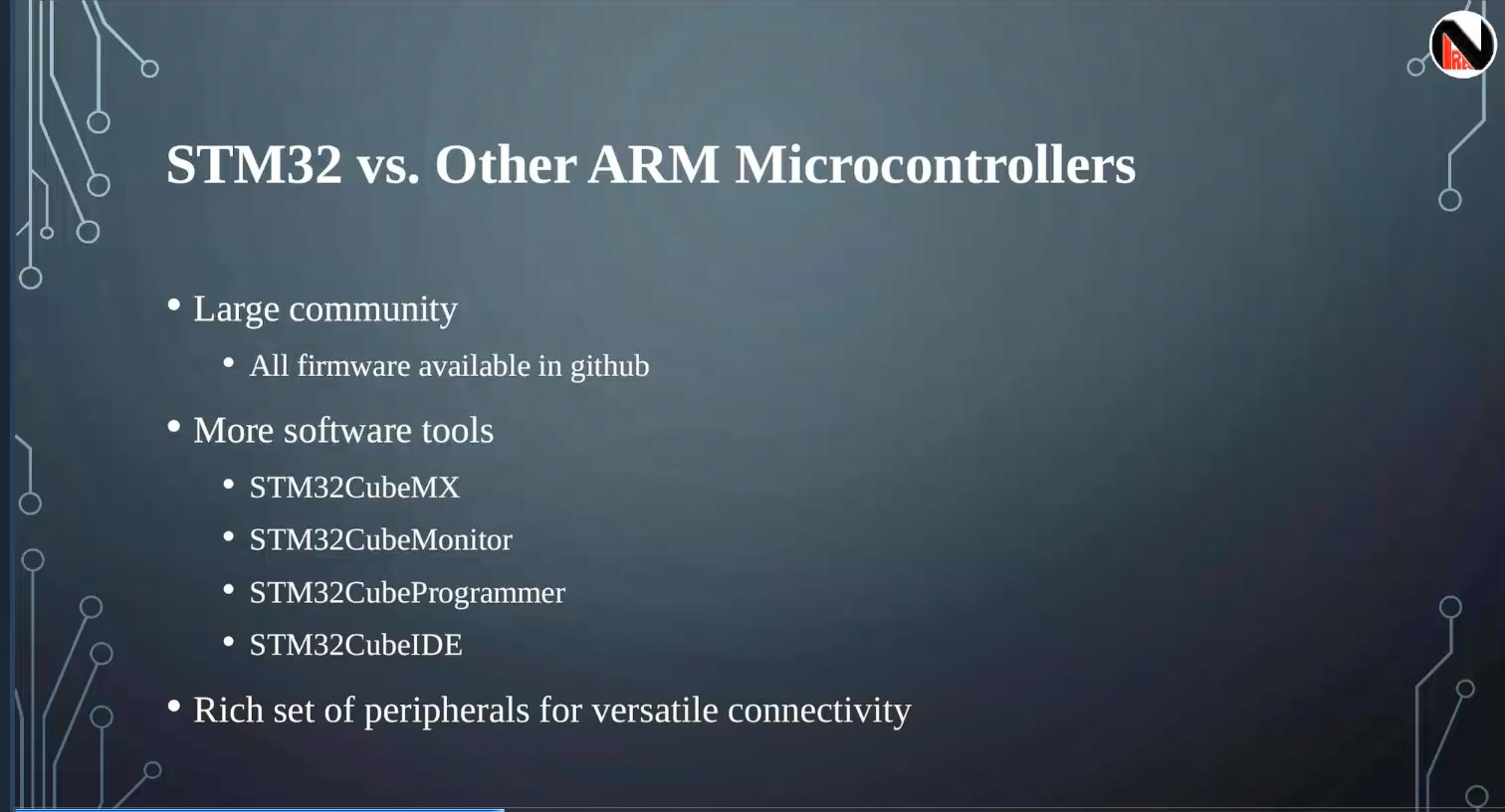 وبینار آشنایی با میکروکنترلر ARMSTM32